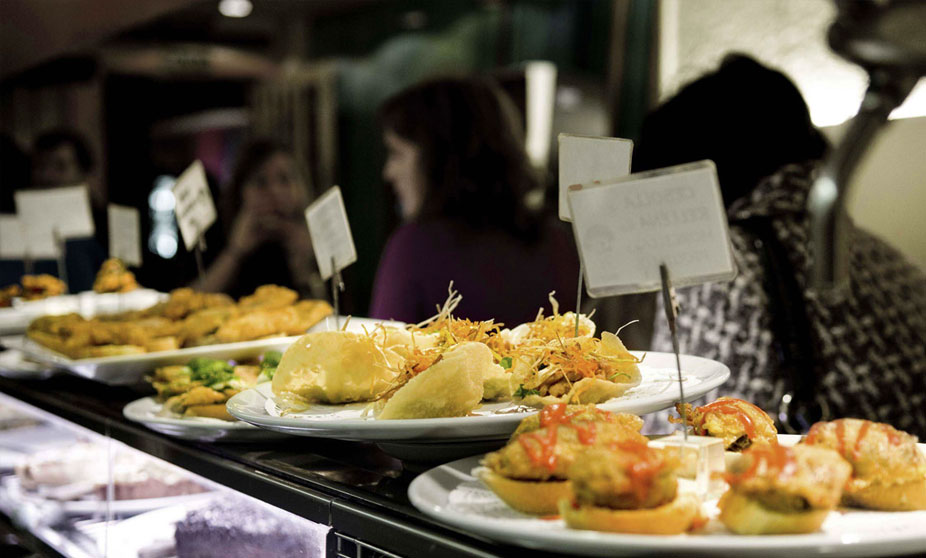 Pintxos at Irrintzi, Bilbao