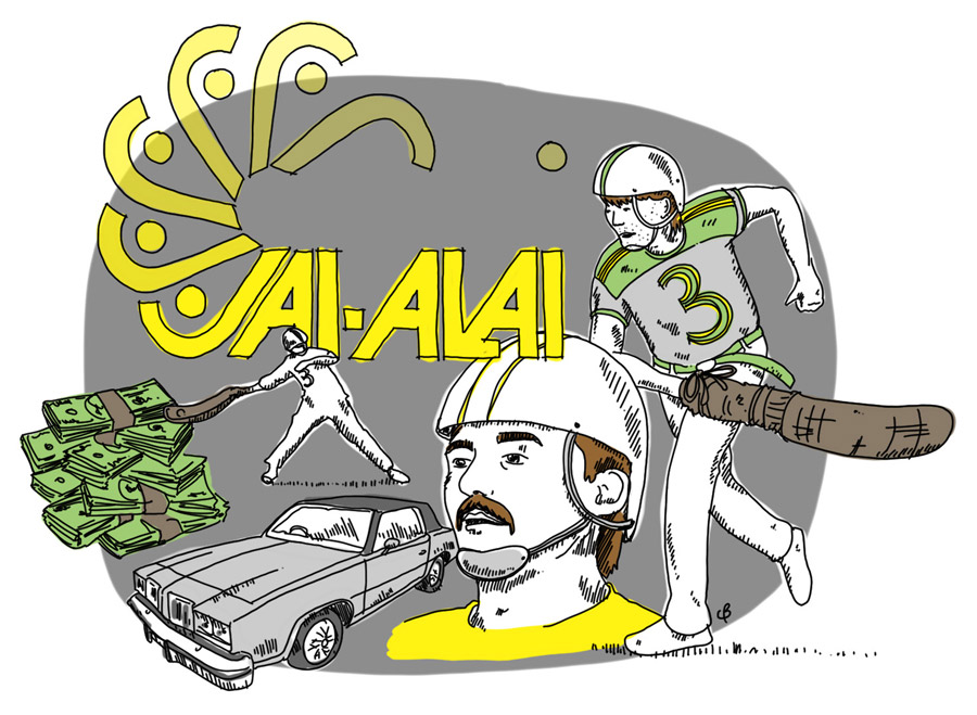 Jai Alai illustration by Craighton Berman