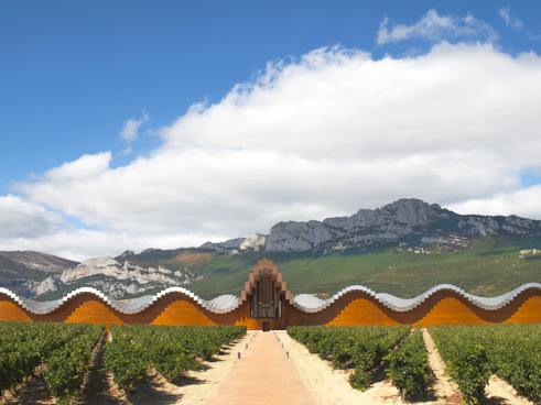 Bodega Ysios, La Rioja, Spanien
