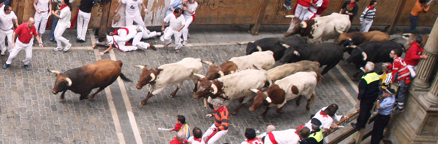 San Fermin Attire for the Running of the Bulls