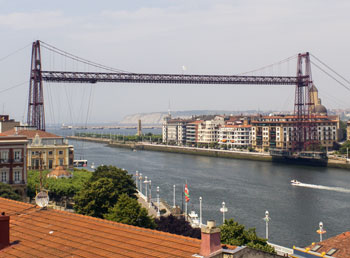 getxo, portugalete, vizcaya bridge, Basque Country, Spain